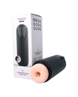 virgite; masturbateur; masturbation; hommes; va et vient; succion; vibrant; rechargeable; m1