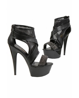 talon -simili cuir - vernis - pole dance - sexy - chaussure