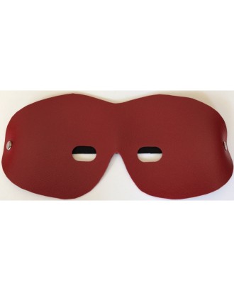 masque; yeux; sm; accessoires; rouge; simili cuir