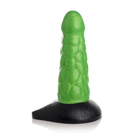gode; reptile; ventouse;vert; écailles; créature cocks; silicone; dildo; plug; alien; radioactive reptile