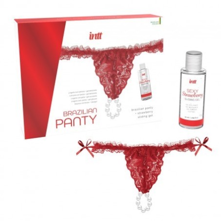 string; dentelle; lingerie; femmes; noir; rouge; huile de massage; perles