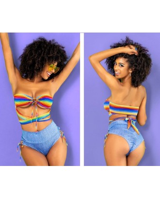 Ensemble sexy - coloré - femme - sexy