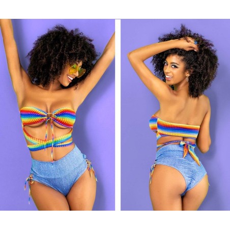 Ensemble sexy - coloré - femme - sexy