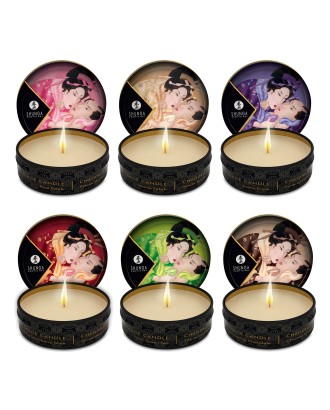 bougie - massage - parfumée - huile - shunga