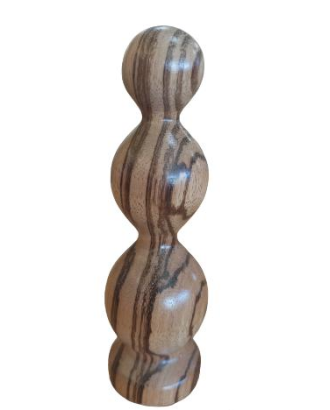 zébrano - anal - doux - lisse - naturel - plug