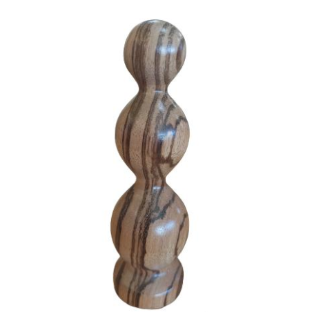 zébrano - anal - doux - lisse - naturel - plug