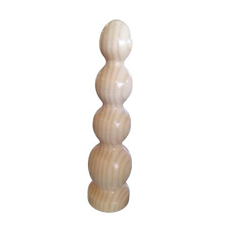 frêne - anal - doux - lisse - naturel - plug