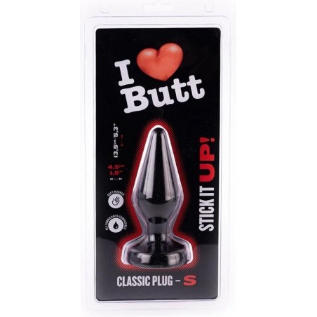 plug - anal - base large - pvc - noir - classic plug