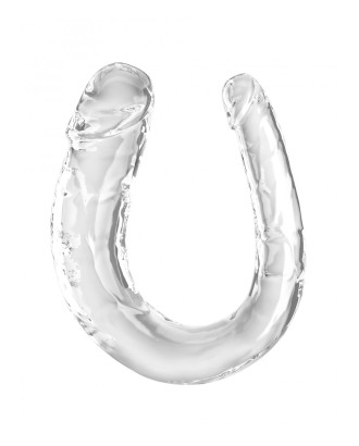 double dong - réaliste - flexible - dildo - silicone - souple