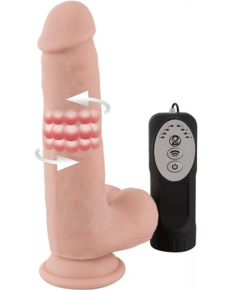 vibromasseur - rotatif - silicone - à piles