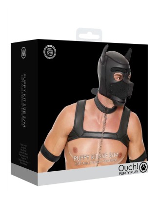 masque - tête de chien - cagoule - dog - coffret - accessoires