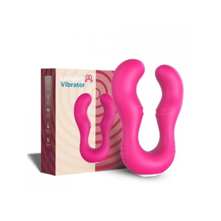 lesbian vibrator; double pénétration; vibromasseur; rechargeable; télécommande; double dong; gode ceinture; femmes