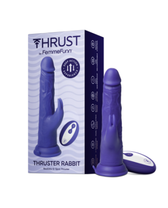 rabbit - double stimulation - clitoris - violet - ventouse - télécommande