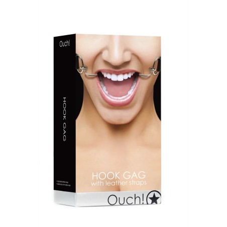 boule - accessoire - sm - bondage - ouch - silicone - métal - hook gag