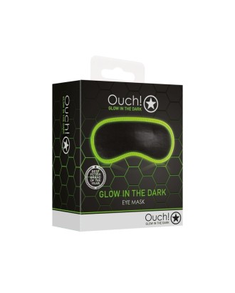 yeux bandés - sm - bdsm - couples - glow - eye - mask - Bordure brille dans le noir
