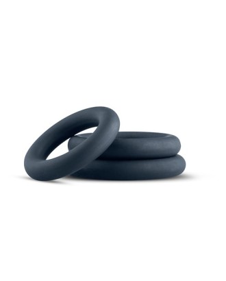 souple - extensible - hommes - érection - silicone - noir