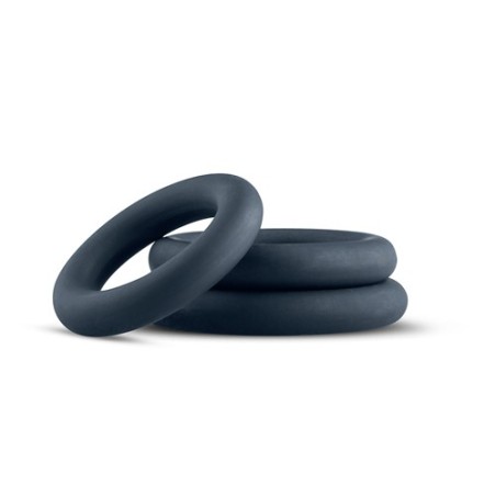 souple - extensible - hommes - érection - silicone - noir