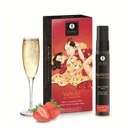 fellation - spray - excitant - produits - buccal - fraise - champagne