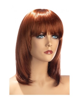 rousse - lisse - long - cheveux - costume - femmes - sexy - trans